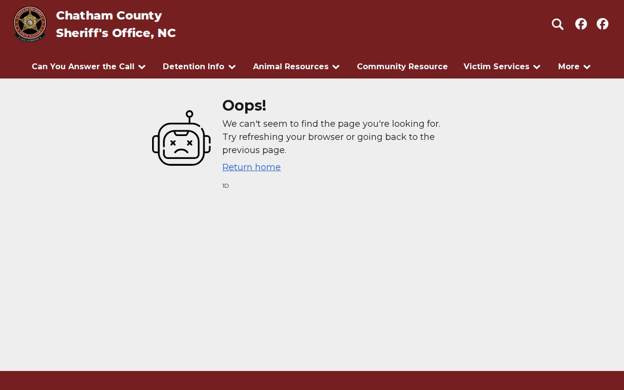 Chatham County Sheriff public records request form